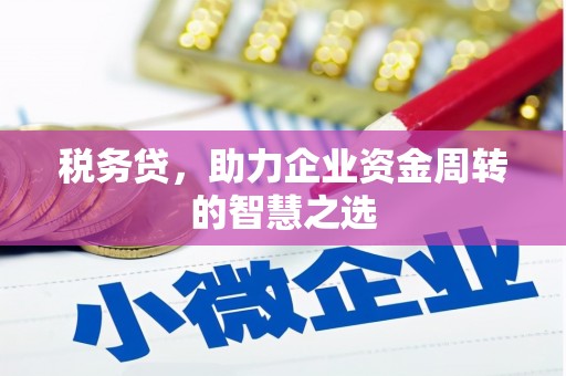 镜铁税务贷，助力企业资金周转的智慧之选