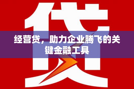 镜铁经营贷，助力企业腾飞的关键金融工具