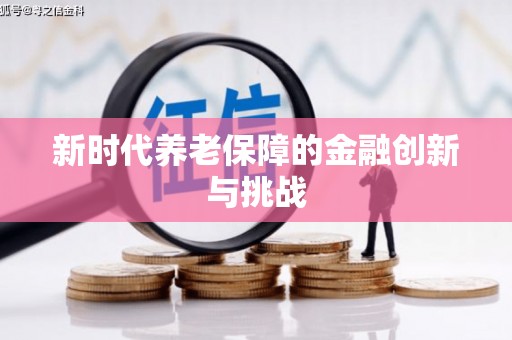 镜铁新时代养老保障的金融创新与挑战