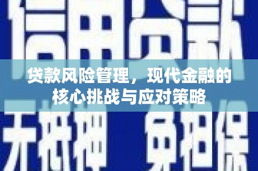 镜铁贷款风险管理，现代金融的核心挑战与应对策略