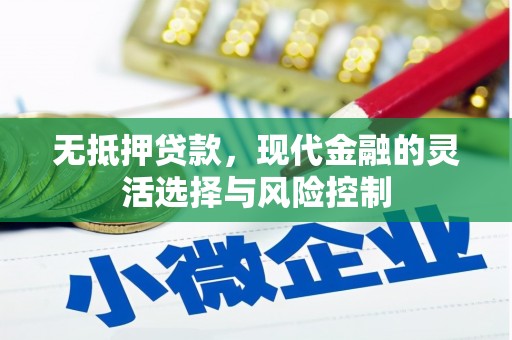 镜铁无抵押贷款，现代金融的灵活选择与风险控制