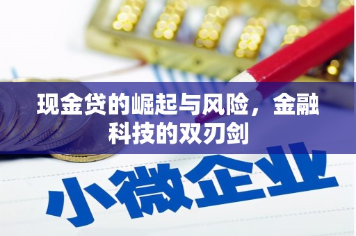 镜铁现金贷的崛起与风险，金融科技的双刃剑