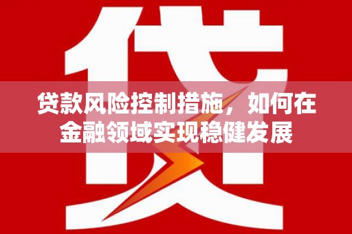 镜铁贷款风险控制措施，如何在金融领域实现稳健发展