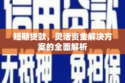 镜铁短期贷款，灵活资金解决方案的全面解析