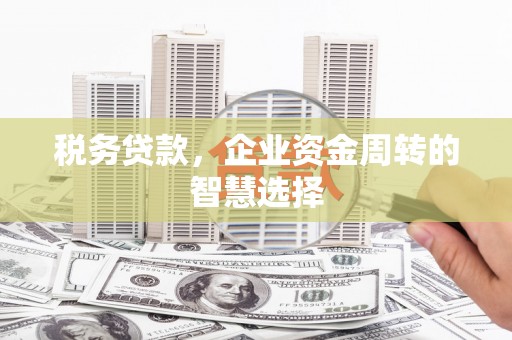镜铁税务贷款，企业资金周转的智慧选择