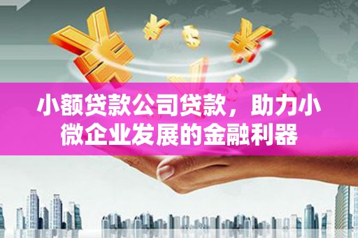 镜铁小额贷款公司贷款，助力小微企业发展的金融利器