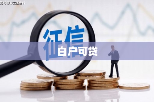 镜铁白户可贷