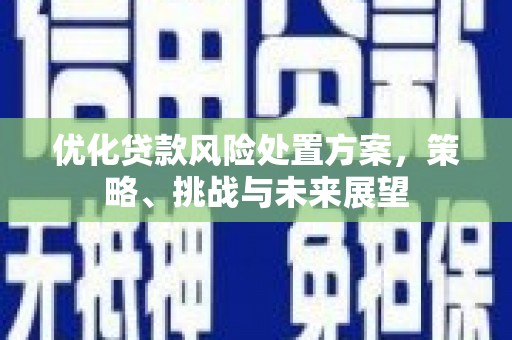 镜铁优化贷款风险处置方案，策略、挑战与未来展望