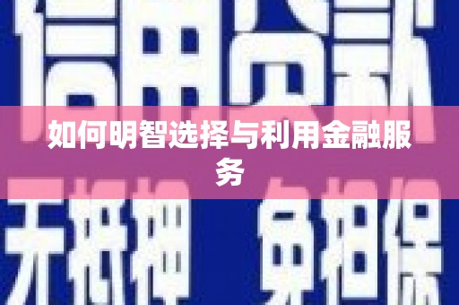 镜铁如何明智选择与利用金融服务