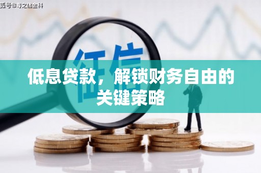 镜铁低息贷款，解锁财务自由的关键策略
