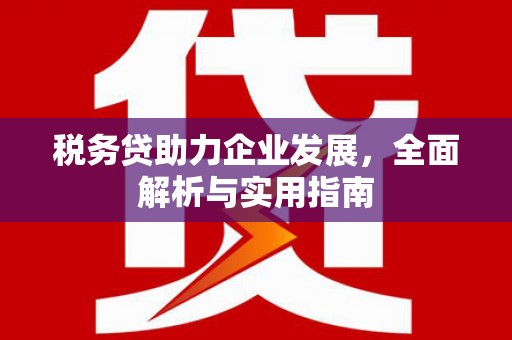 镜铁税务贷助力企业发展，全面解析与实用指南