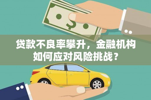 镜铁贷款不良率攀升，金融机构如何应对风险挑战？