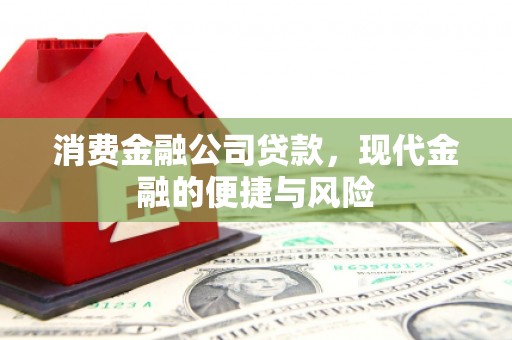 镜铁消费金融公司贷款，现代金融的便捷与风险