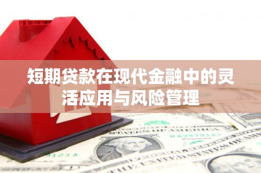 镜铁短期贷款在现代金融中的灵活应用与风险管理